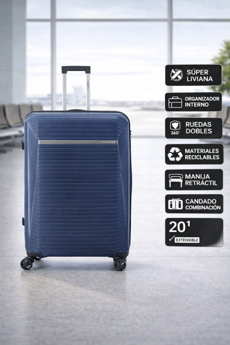 Set de Valijas Azul Unicross
