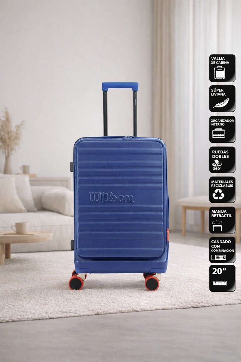 Valija Porta Notebook Wilson Azul